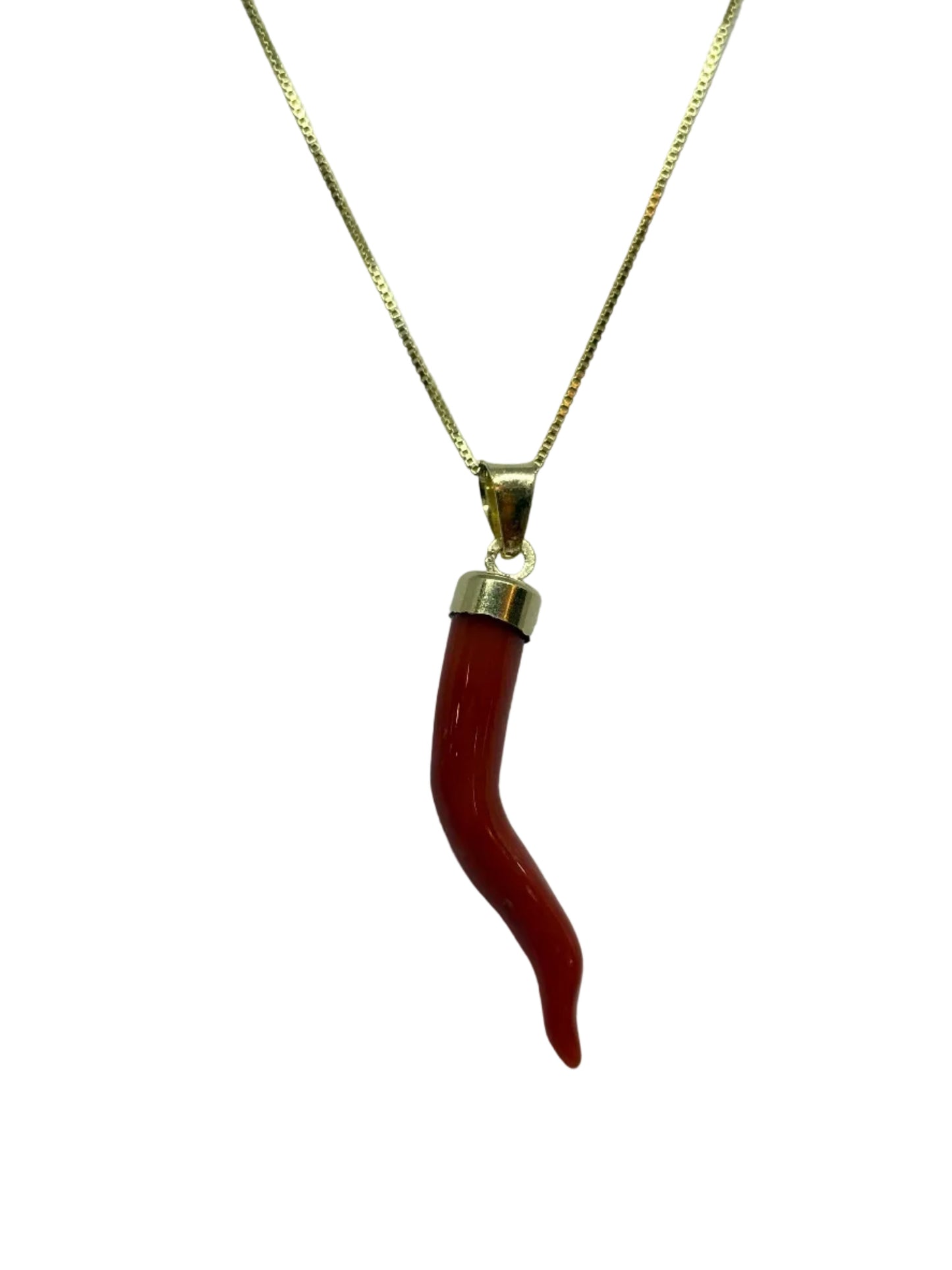 Pendente in Corallo "Corno"