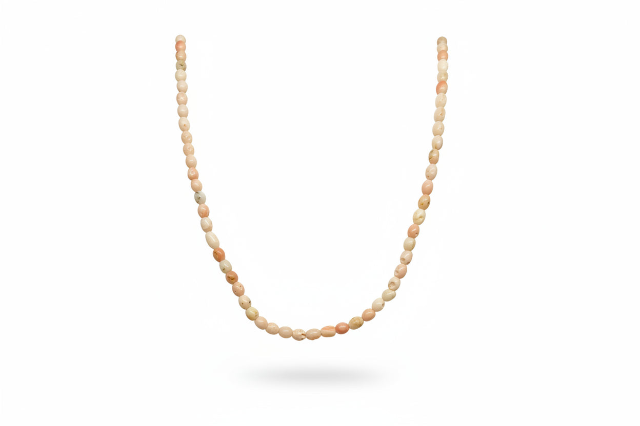 Collana in Corallo Rosa Perline