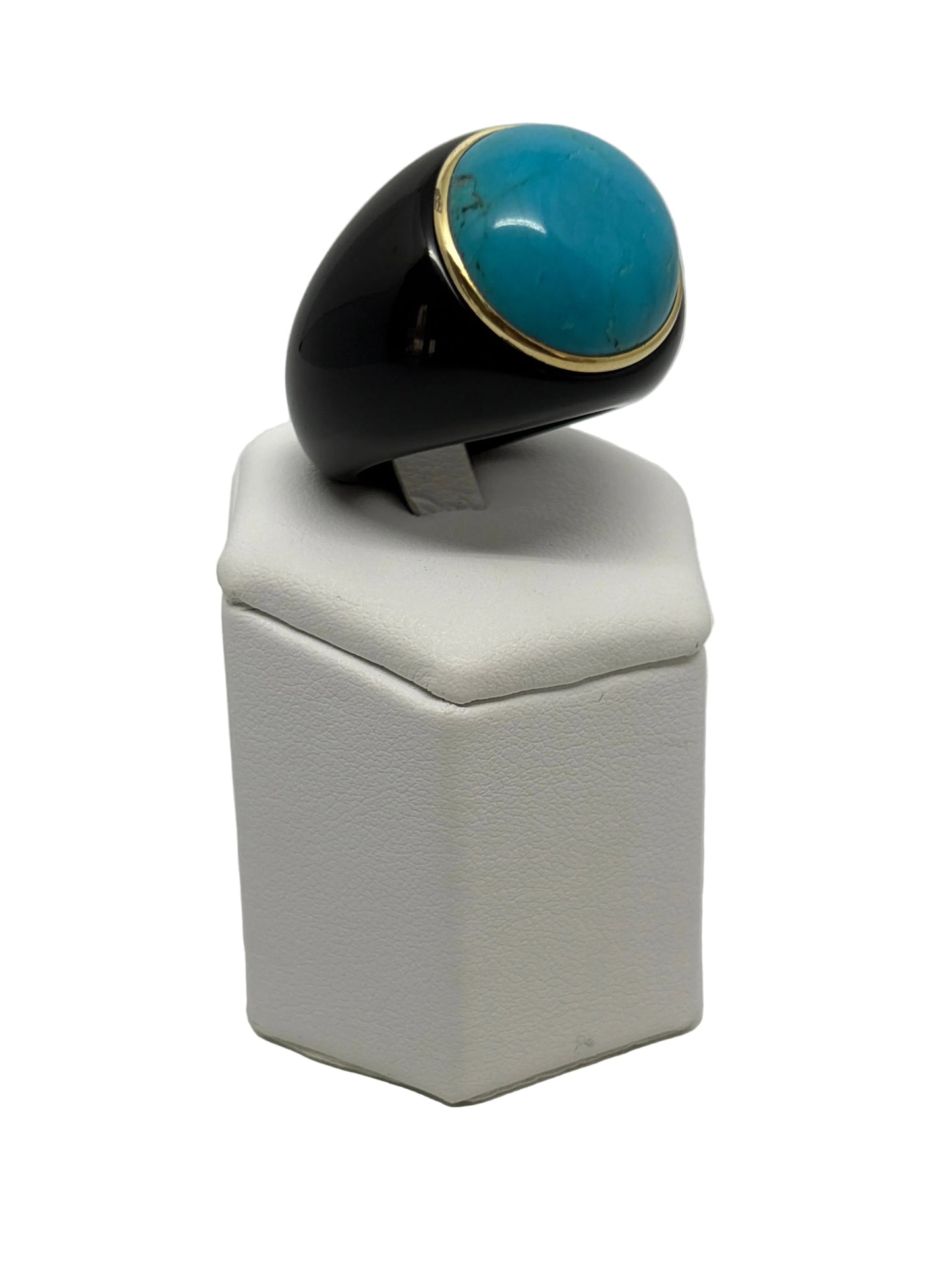 Anello in Pasta di Turchese e Agata