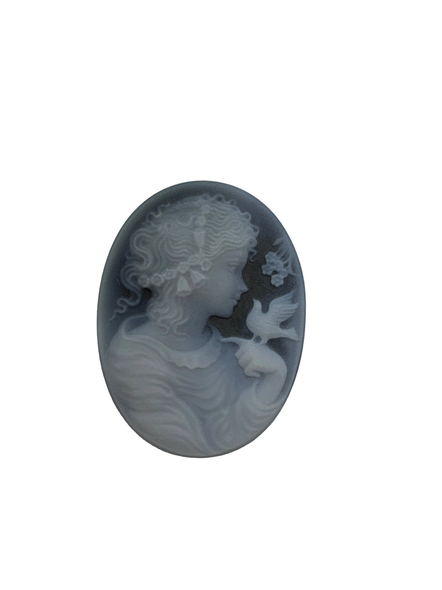 Cammeo Nudo in Agata incisione Profilo di Donna