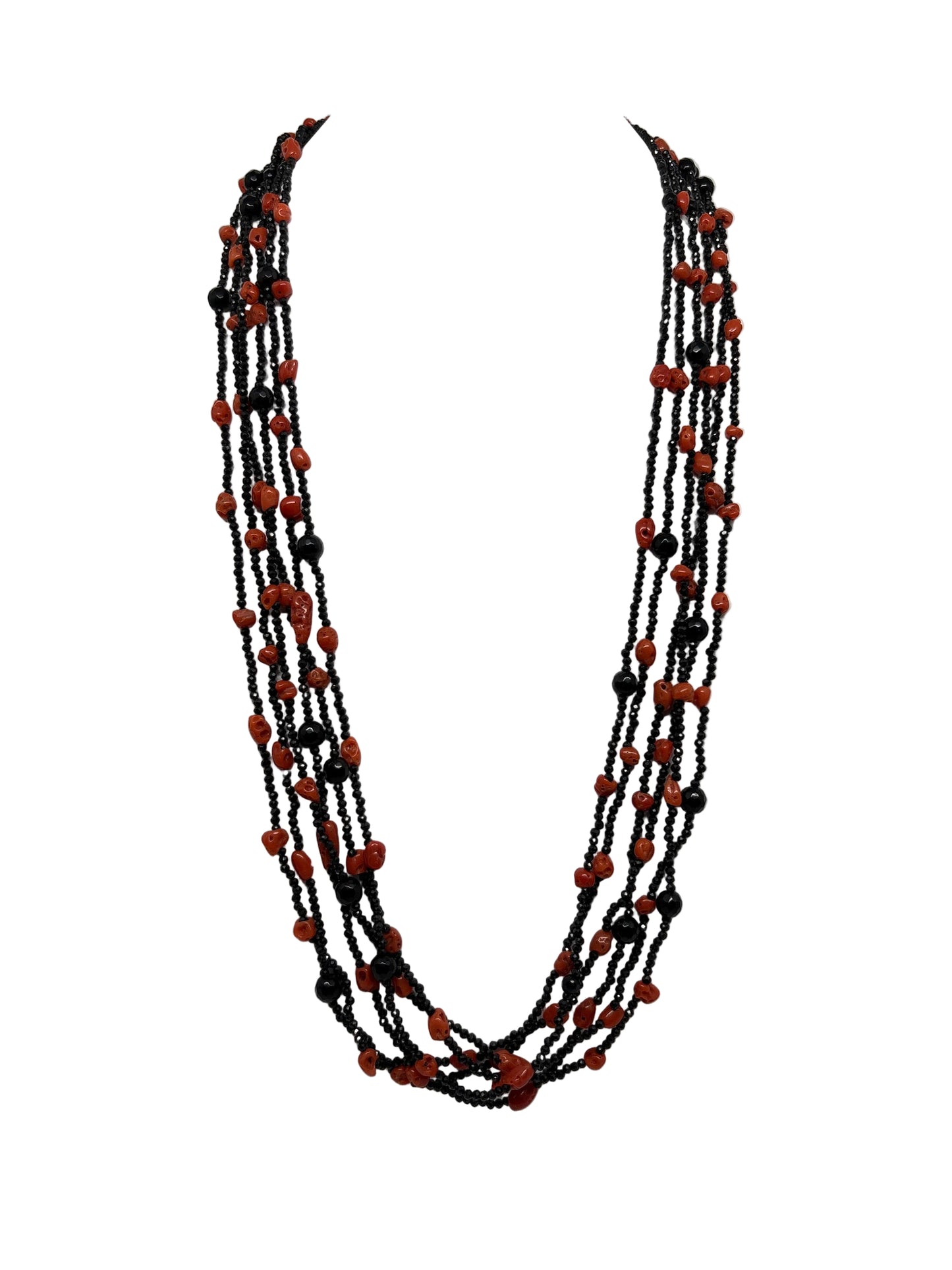 Collana in Corallo e Agata