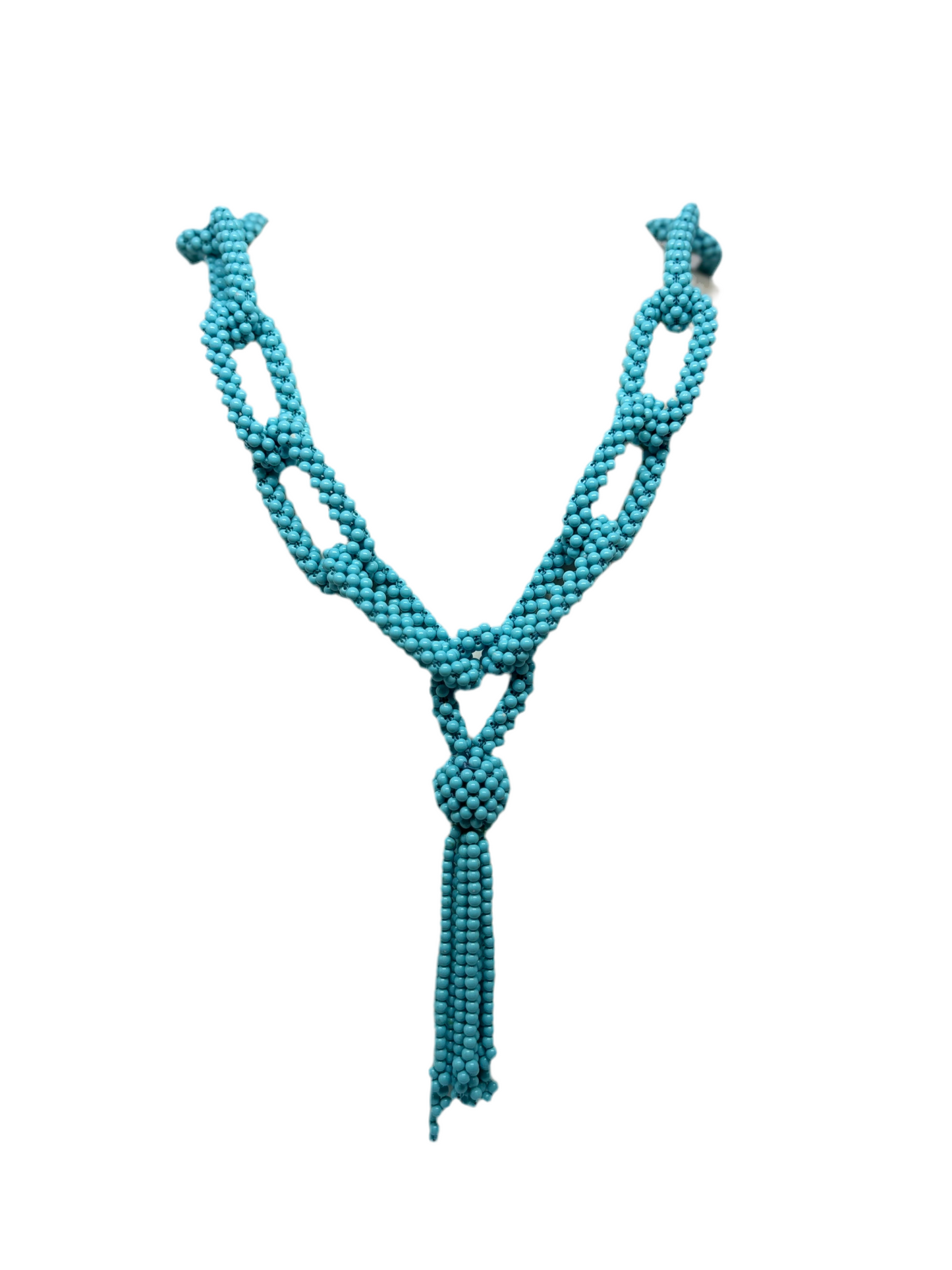 Collana in Tessito in Pasta di Turchese