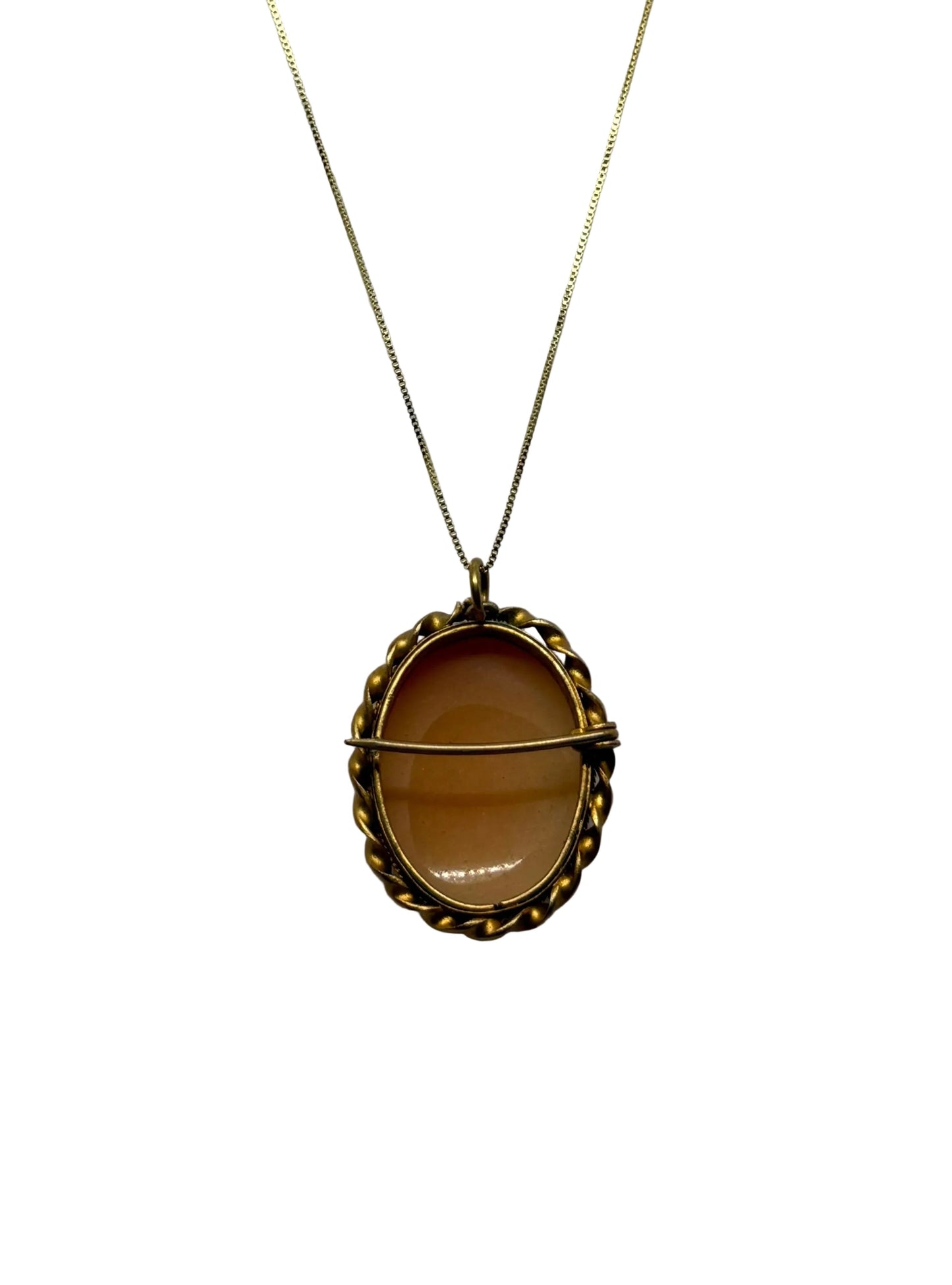 Pendente in Cammeo incisione "Profilo di Donna"