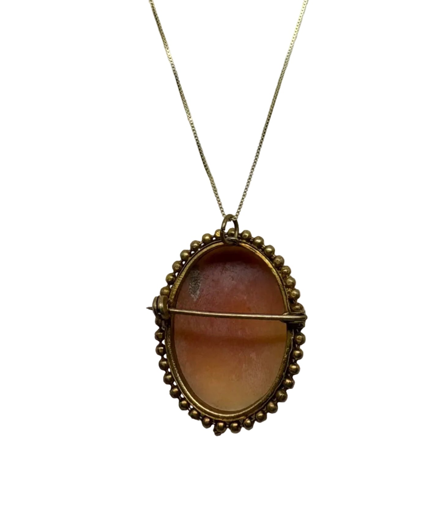 Spilla Pendente in Cammeo incisione "Profilo di Donna"