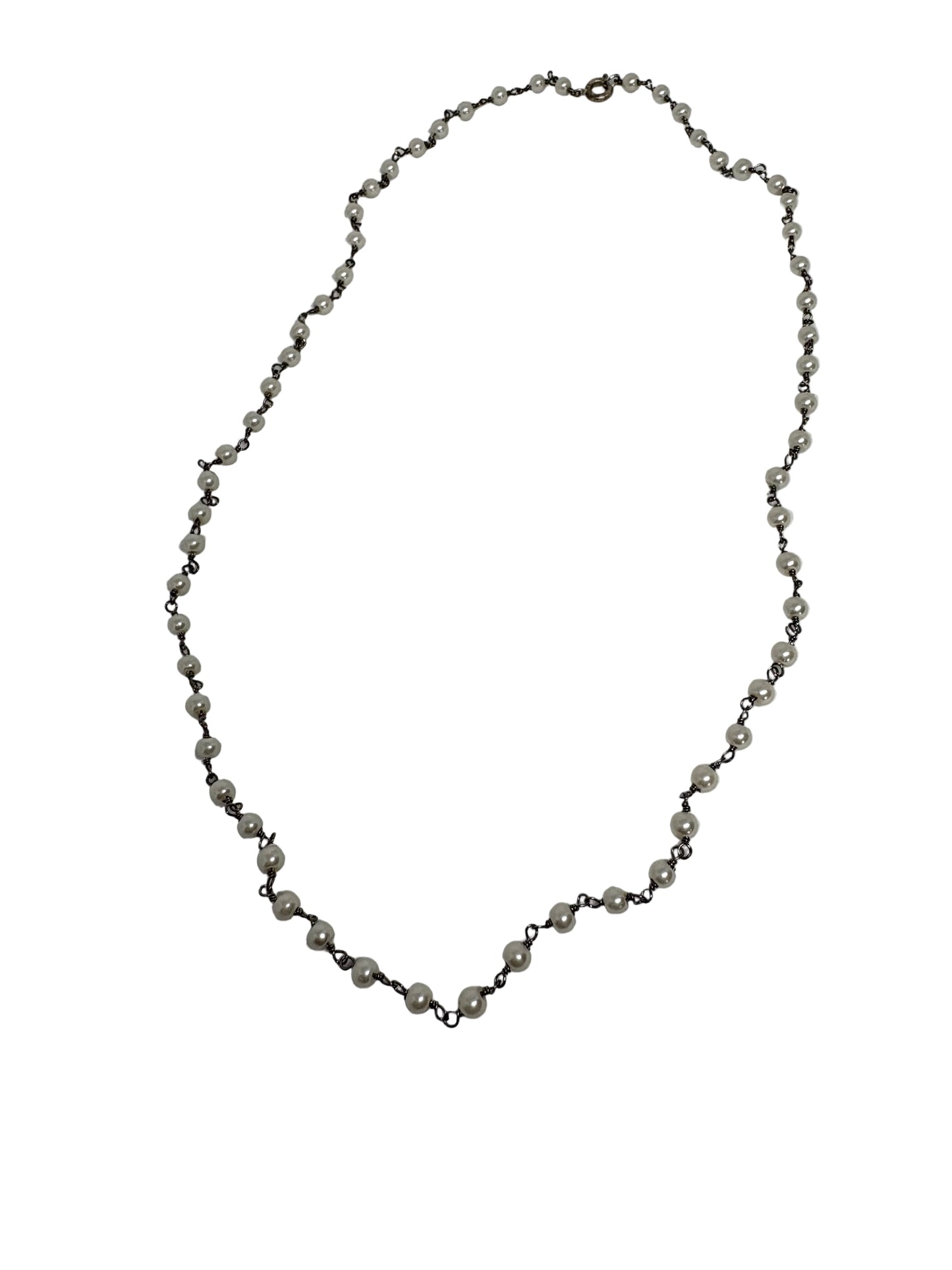 Collana in Perline e Argento