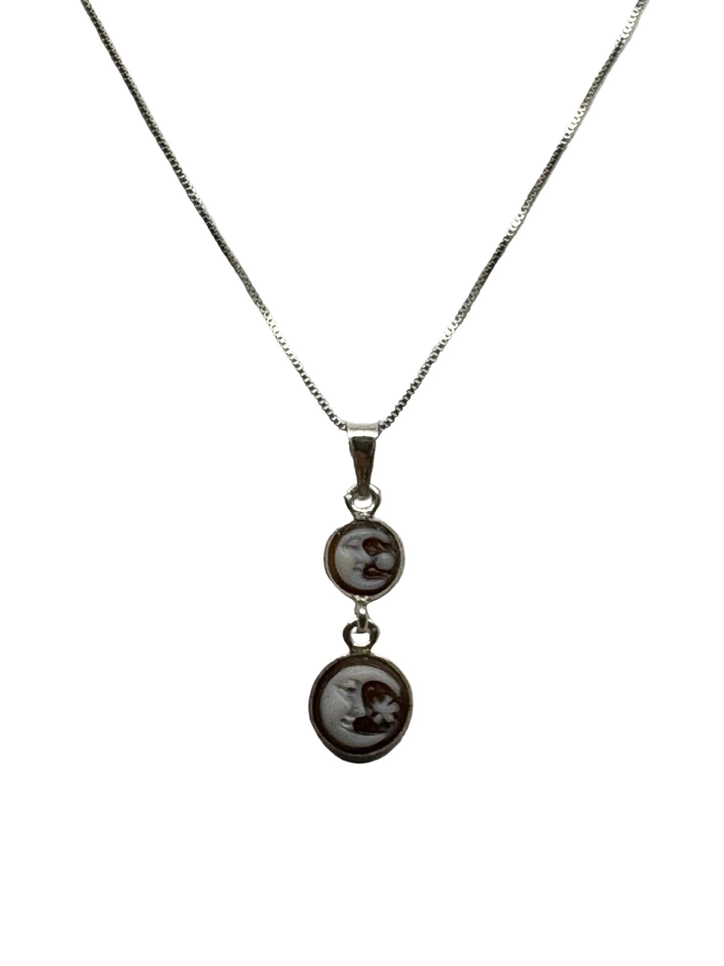 Pendente in Cammeo incisione "Luna"