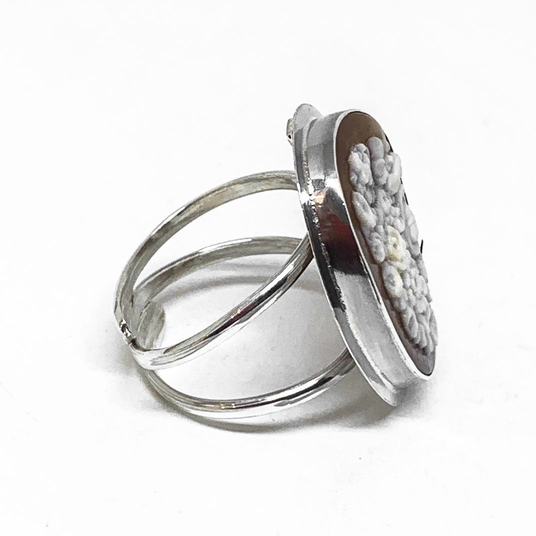Anello-Cammeo-Fiori