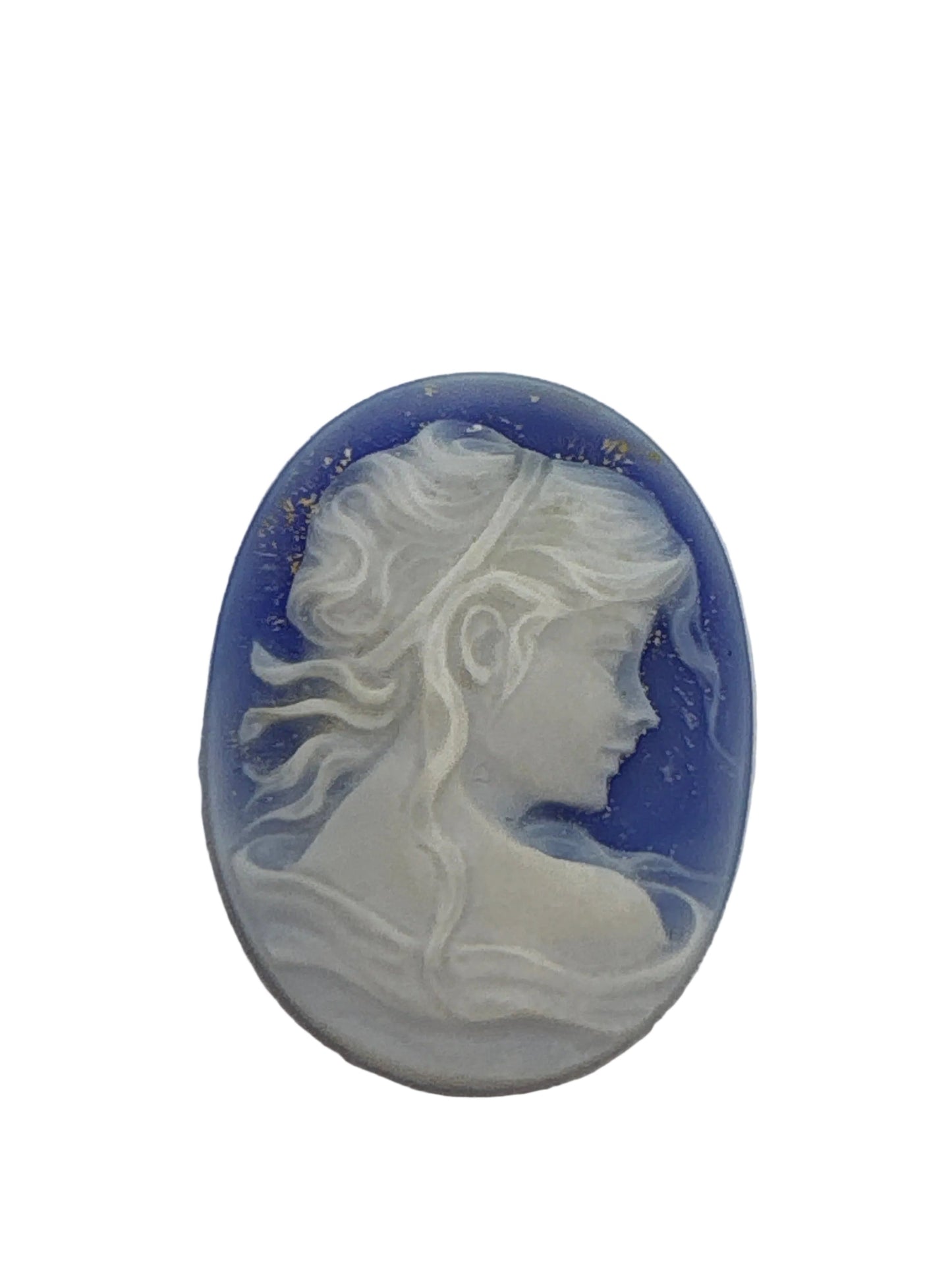 Cammeo Nudo in Agata incisione Profilo di Donna