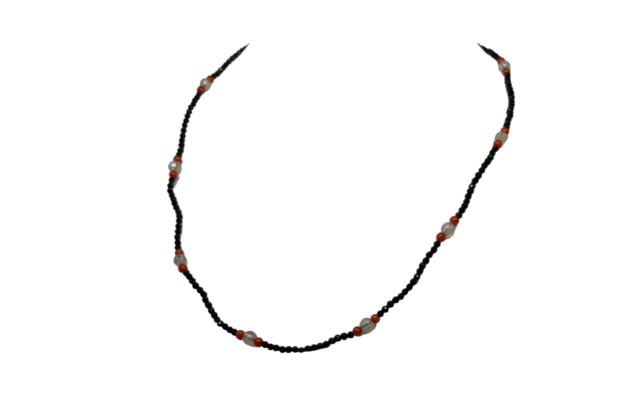 Collana in Corallo e Agata