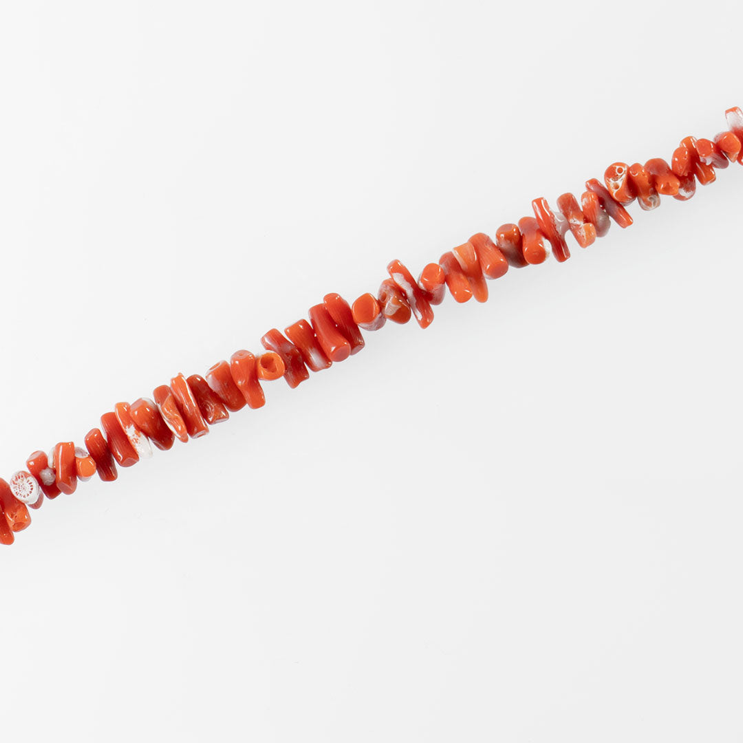 Raw Coral Bracelet from Sardinia