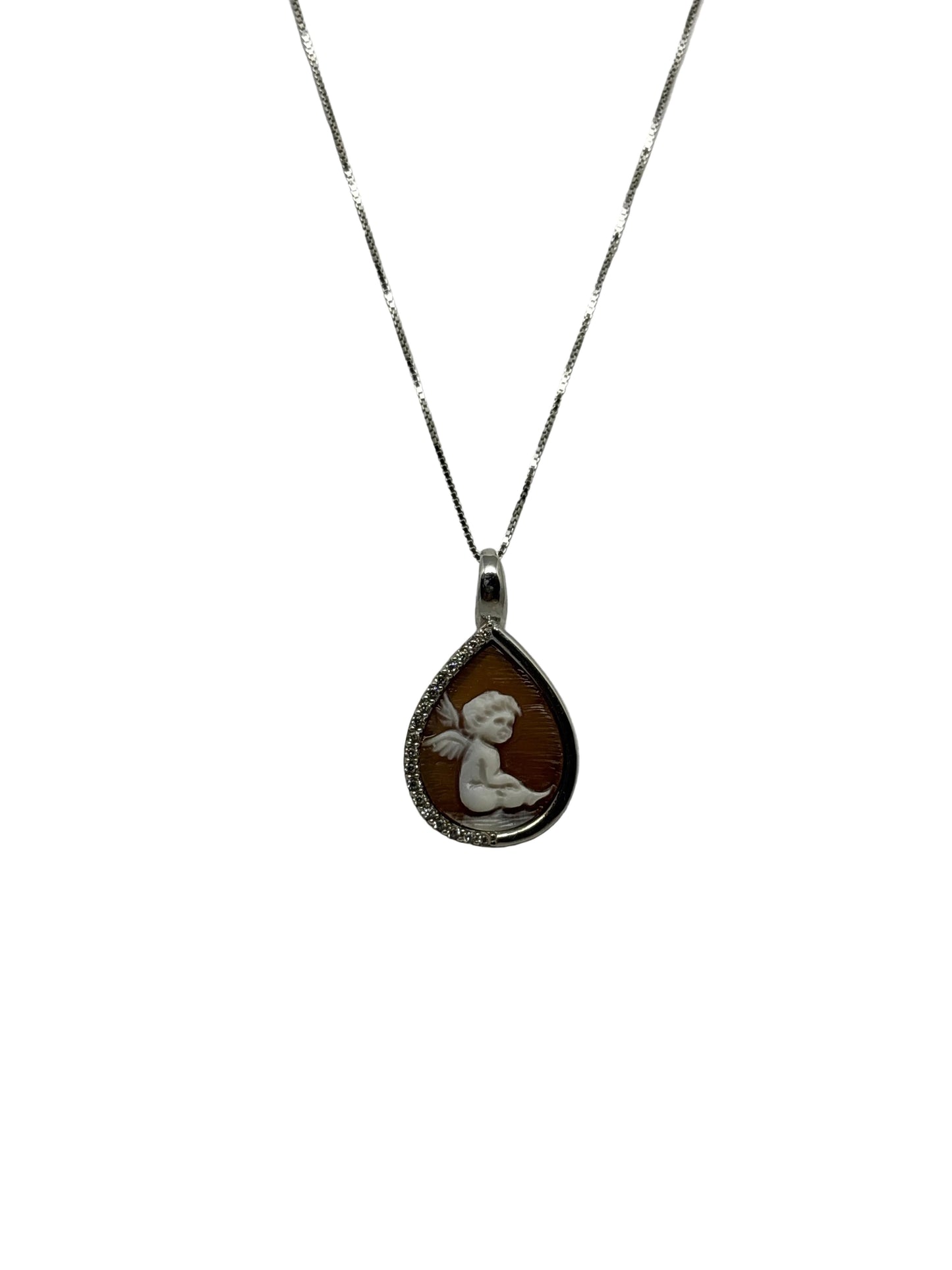 Collana in Cammeo incisione "Putto"