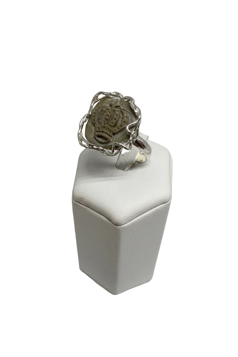 Anello in Cammeo incisione Corona