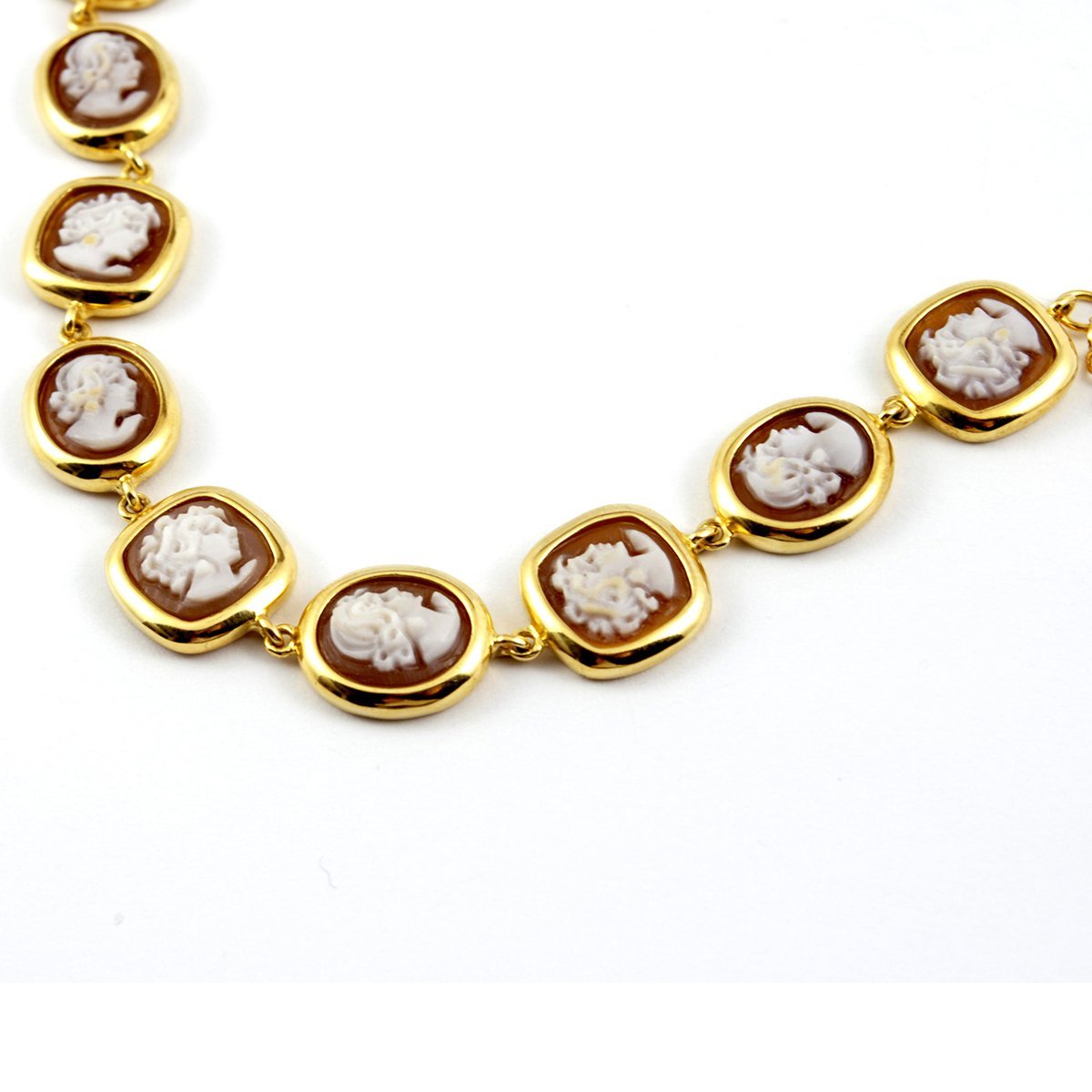 Italian Cameo Bracelet Classic Cameo Profile Woman