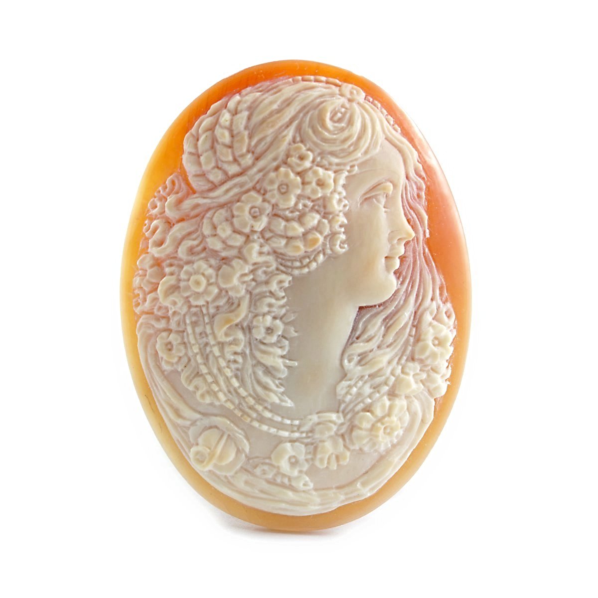 Cameo Nude Art Profile Woman