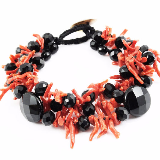 Bracciale Corallo e Agata