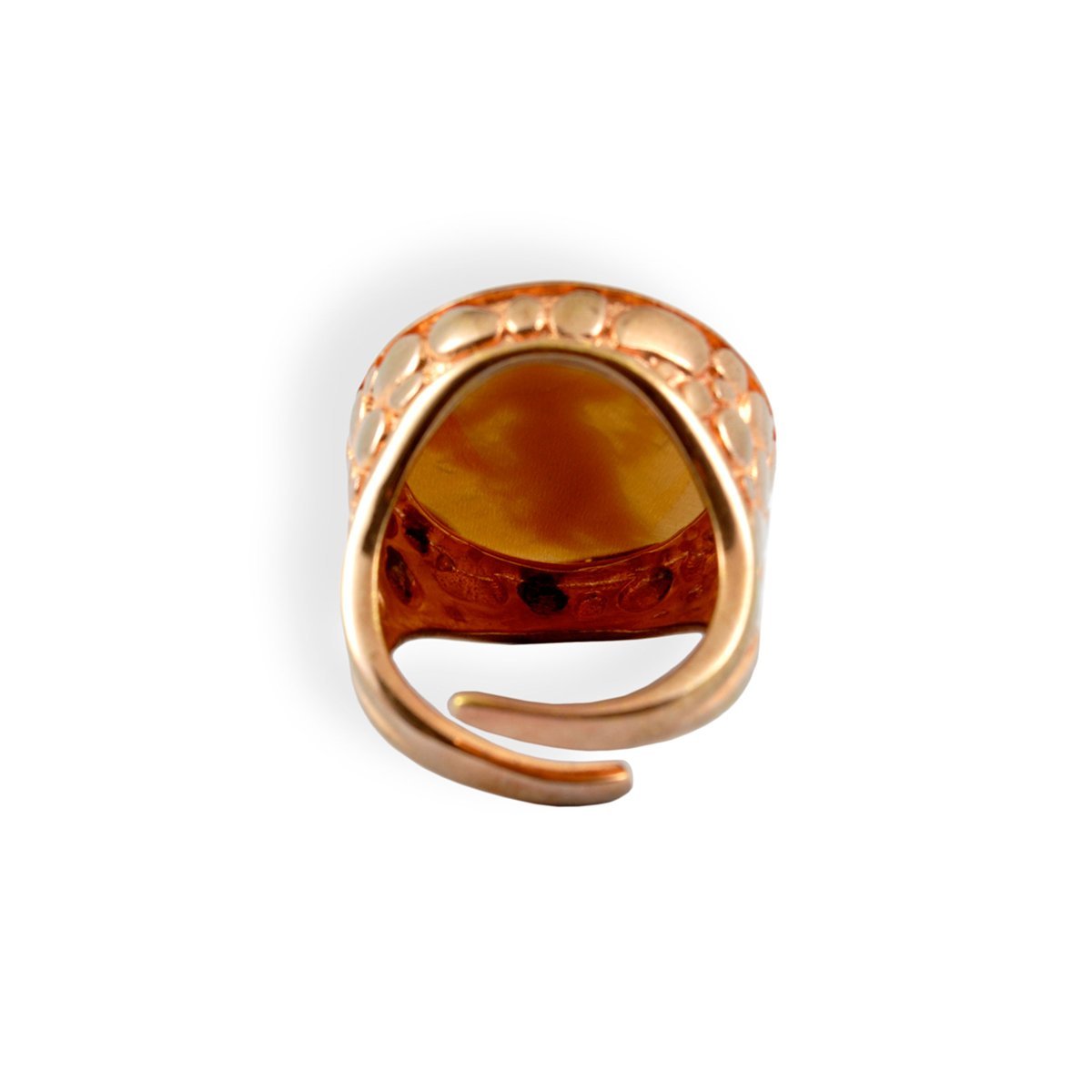 Italian Cameo Ring Dancing Woman Cameo