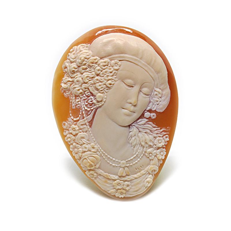 Cammeo Nudo Artistico Prospetto anni 30