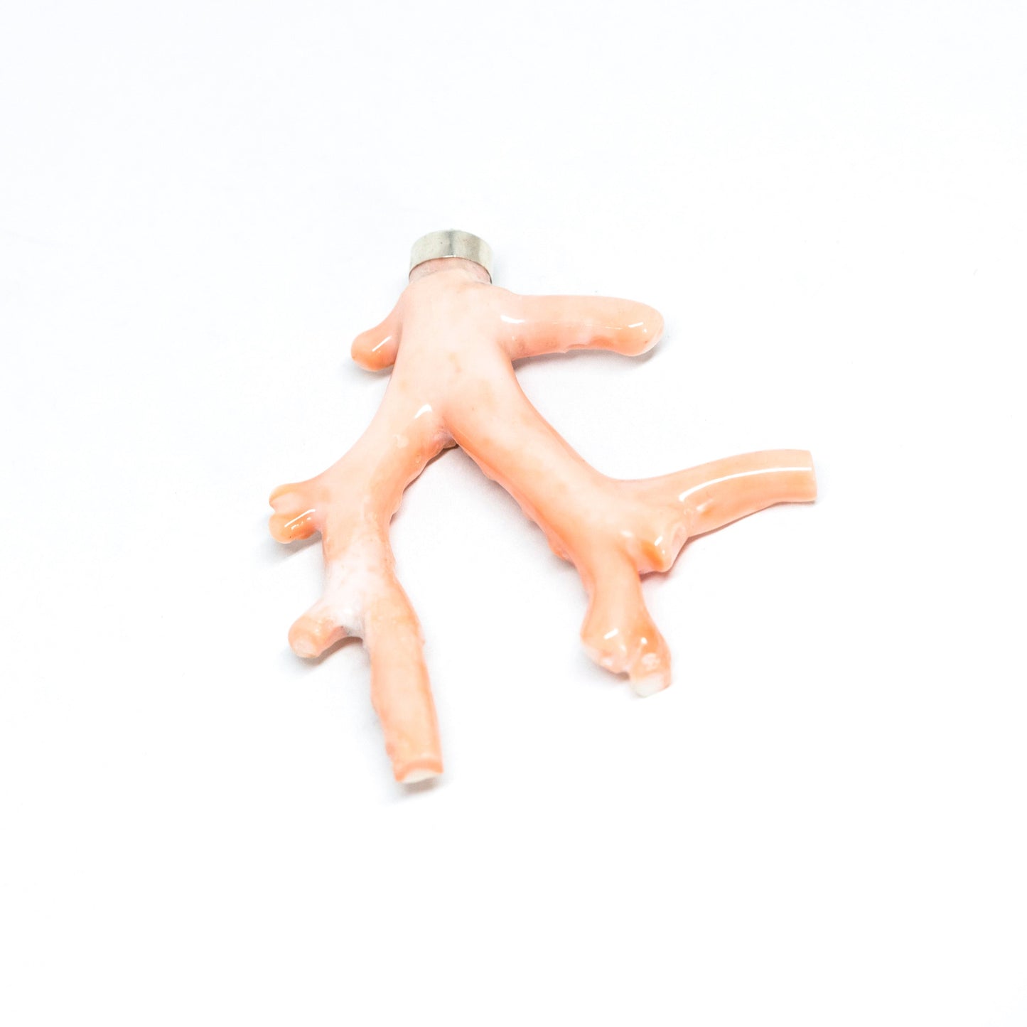 Pendente in Corallo Rosa "Ramo"