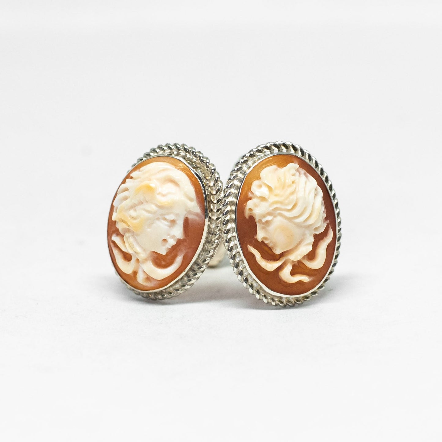 Cameo Cufflinks Engraved Medusa