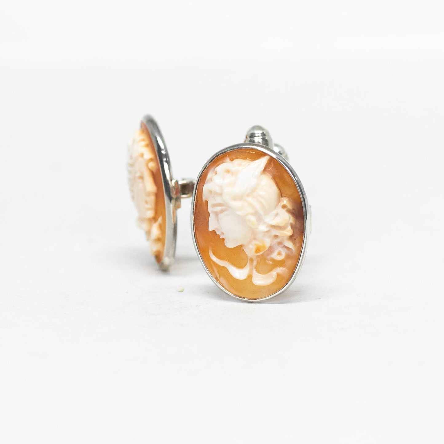 Cameo Cufflinks Engraved Medusa