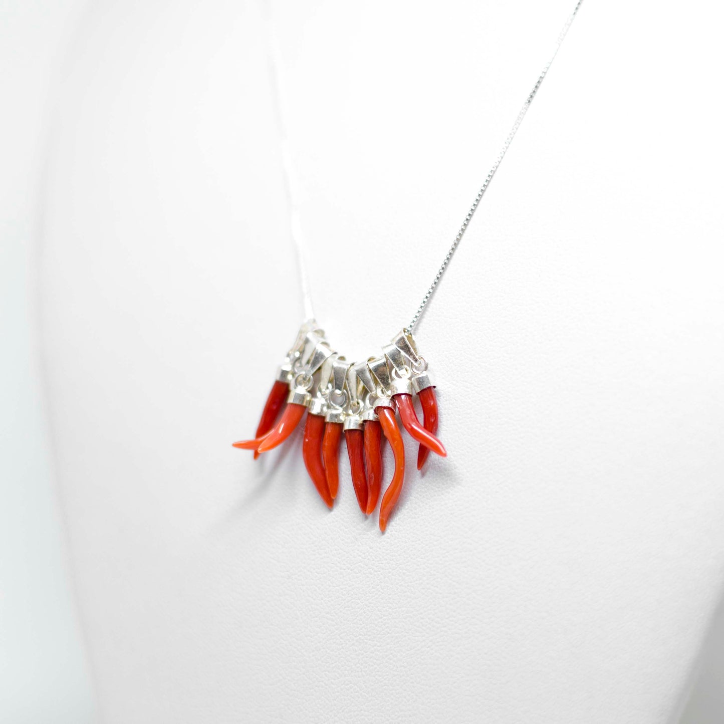 Pendente Corno in Corallo