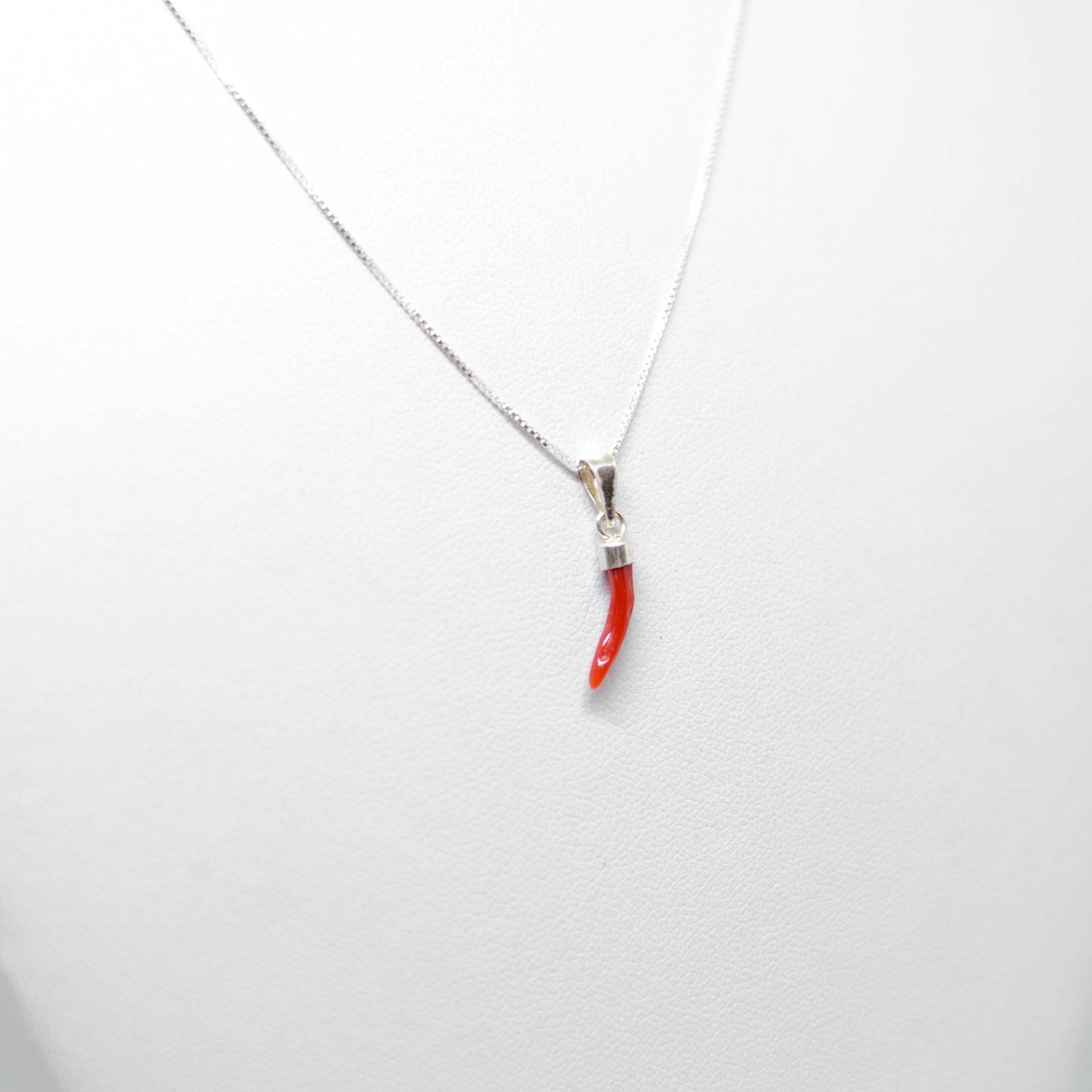 Pendente Corno in Corallo