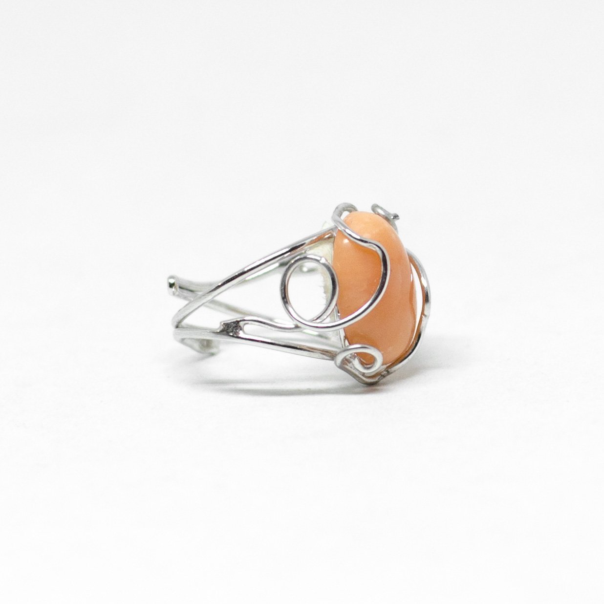 Anello in Corallo e Argento