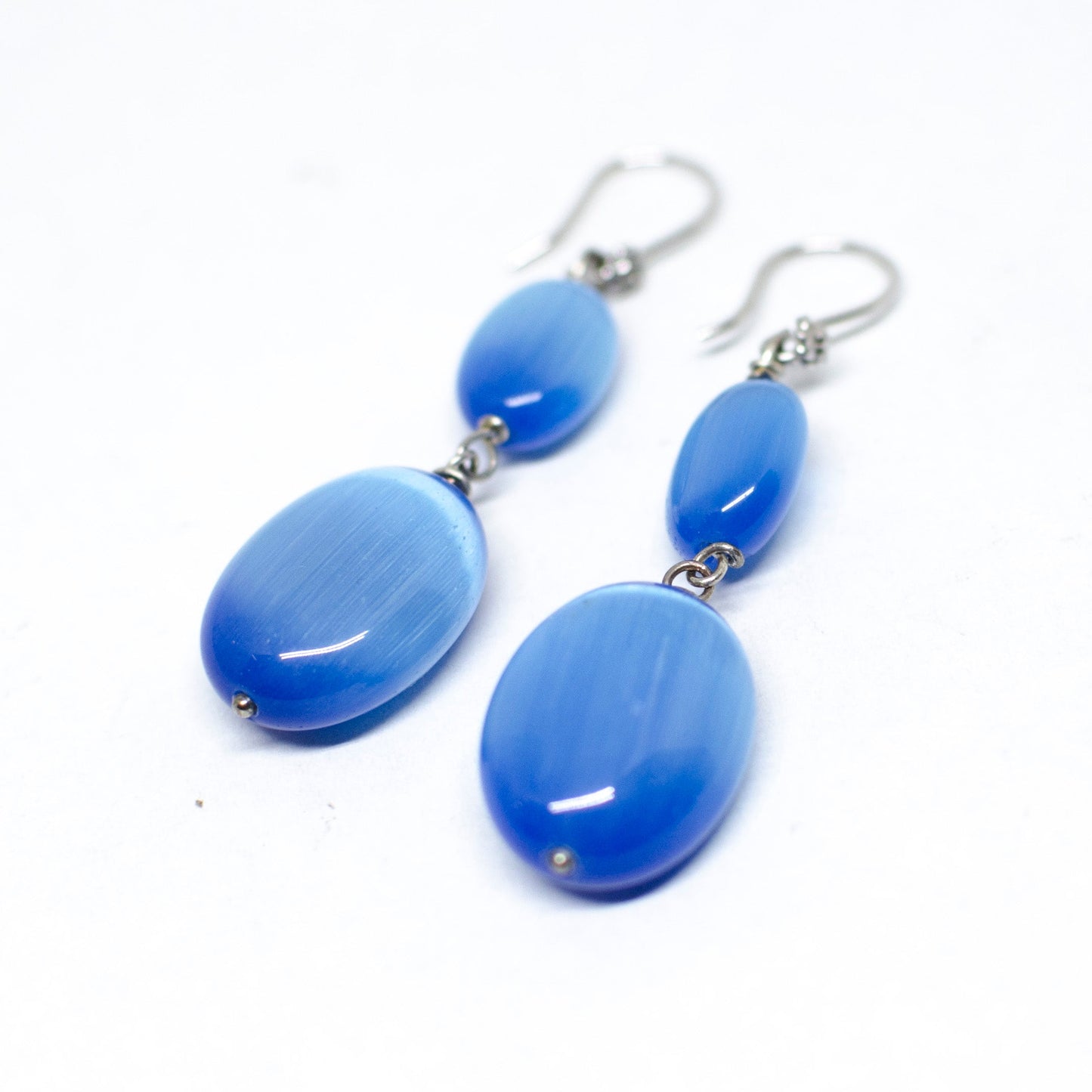 Cat's eye stone earrings