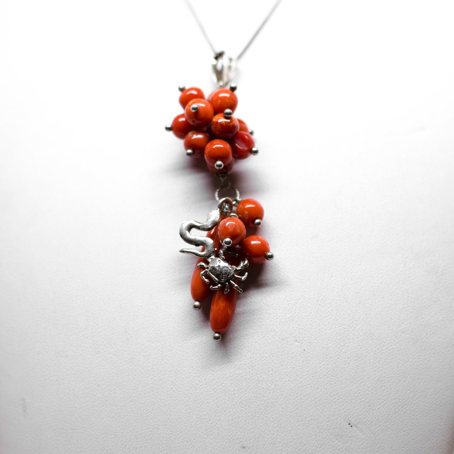 Pendente in Corallo Rosso