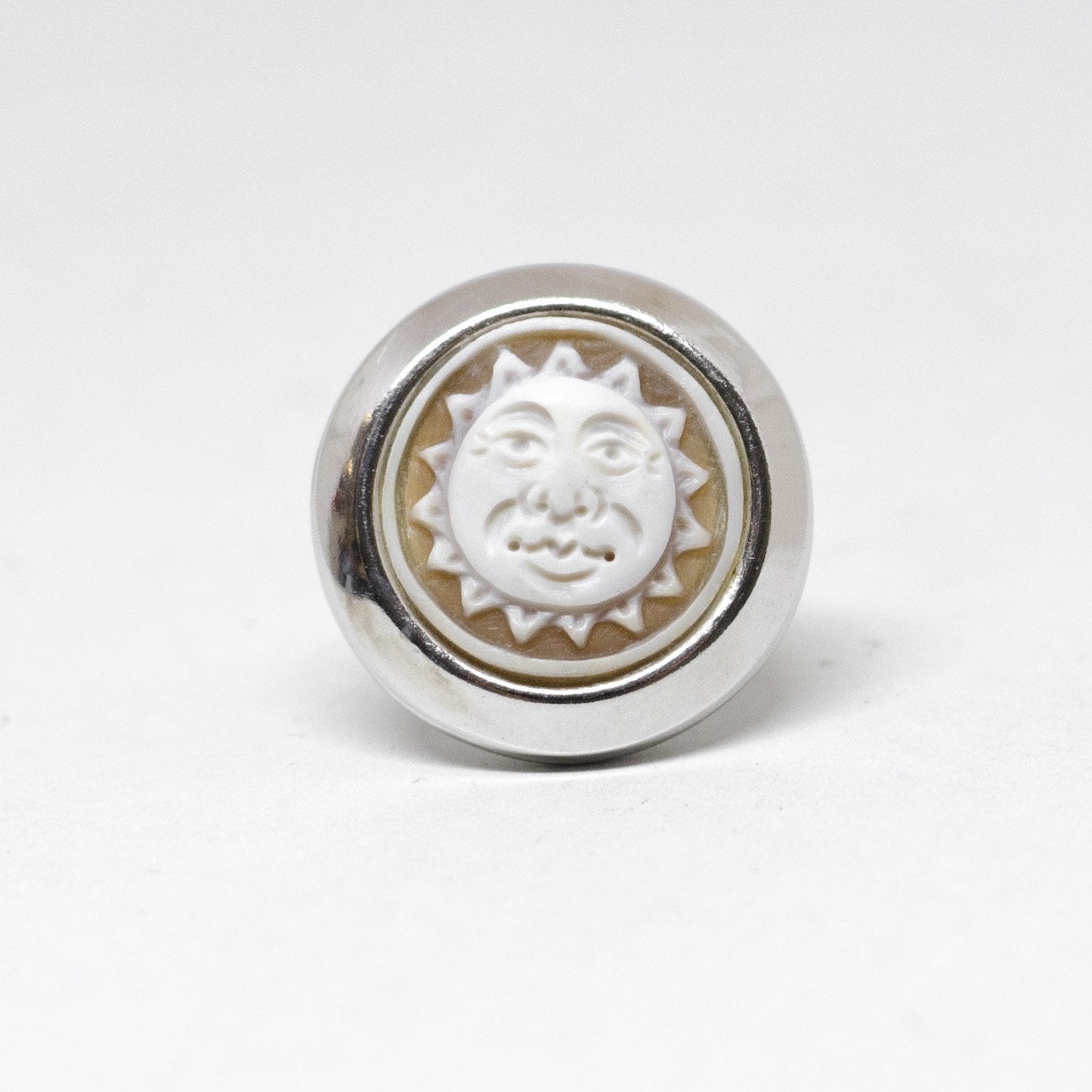 Anello Cammeo incisione Sole