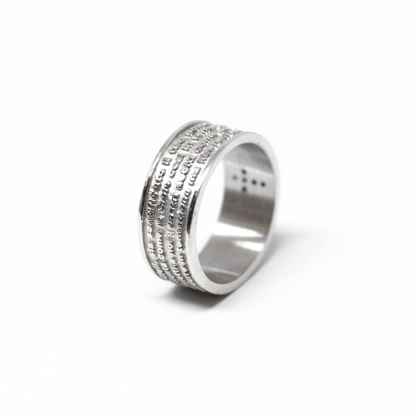 Anello "Padre Nostro" in Argento