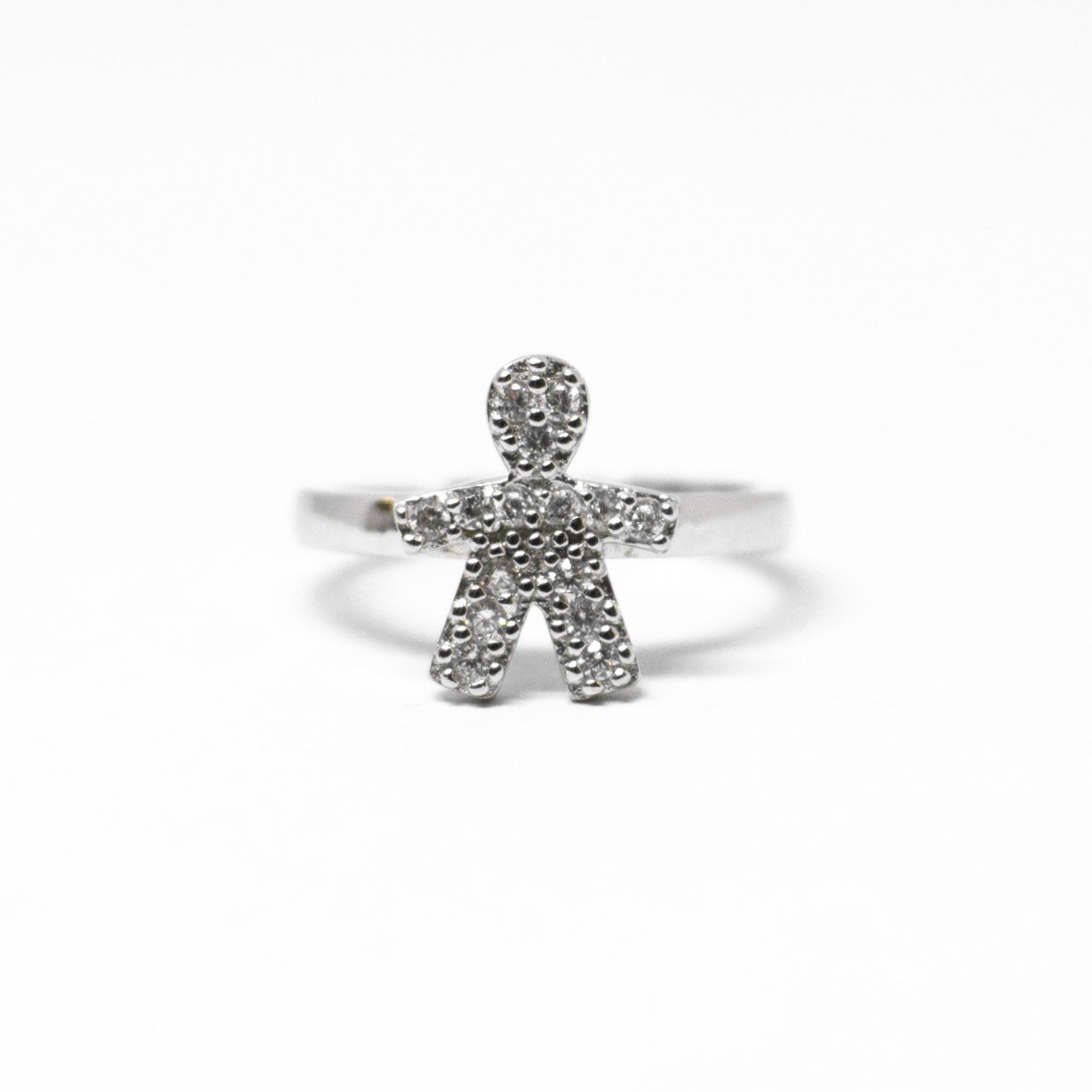 Anello " Bimbo " in Argento