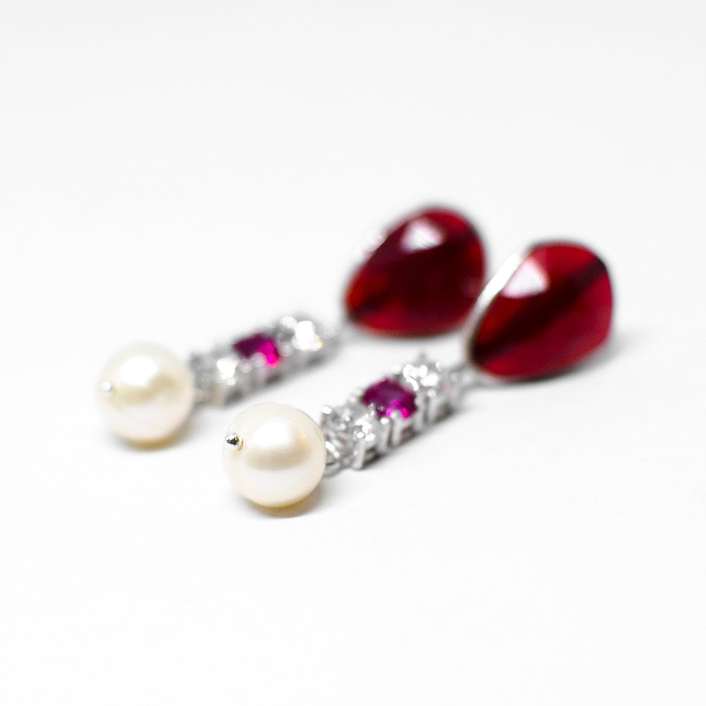 Orecchini in Agata e Perle