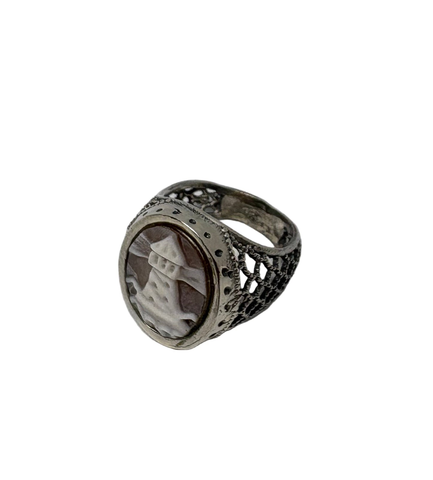 Anello in Cammeo Incisione "Faro"