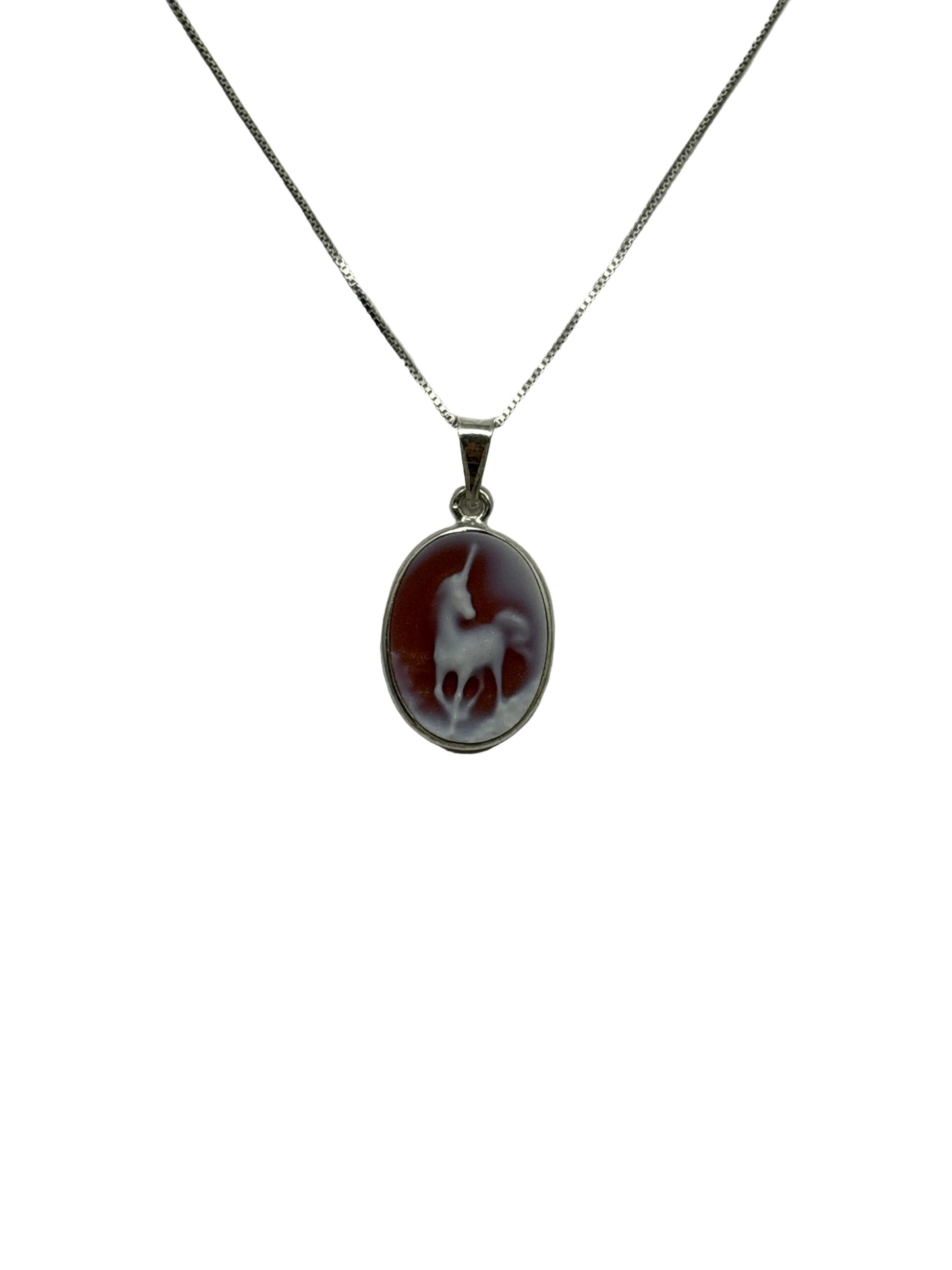 Pendente in Agata incisione "Cavallo"