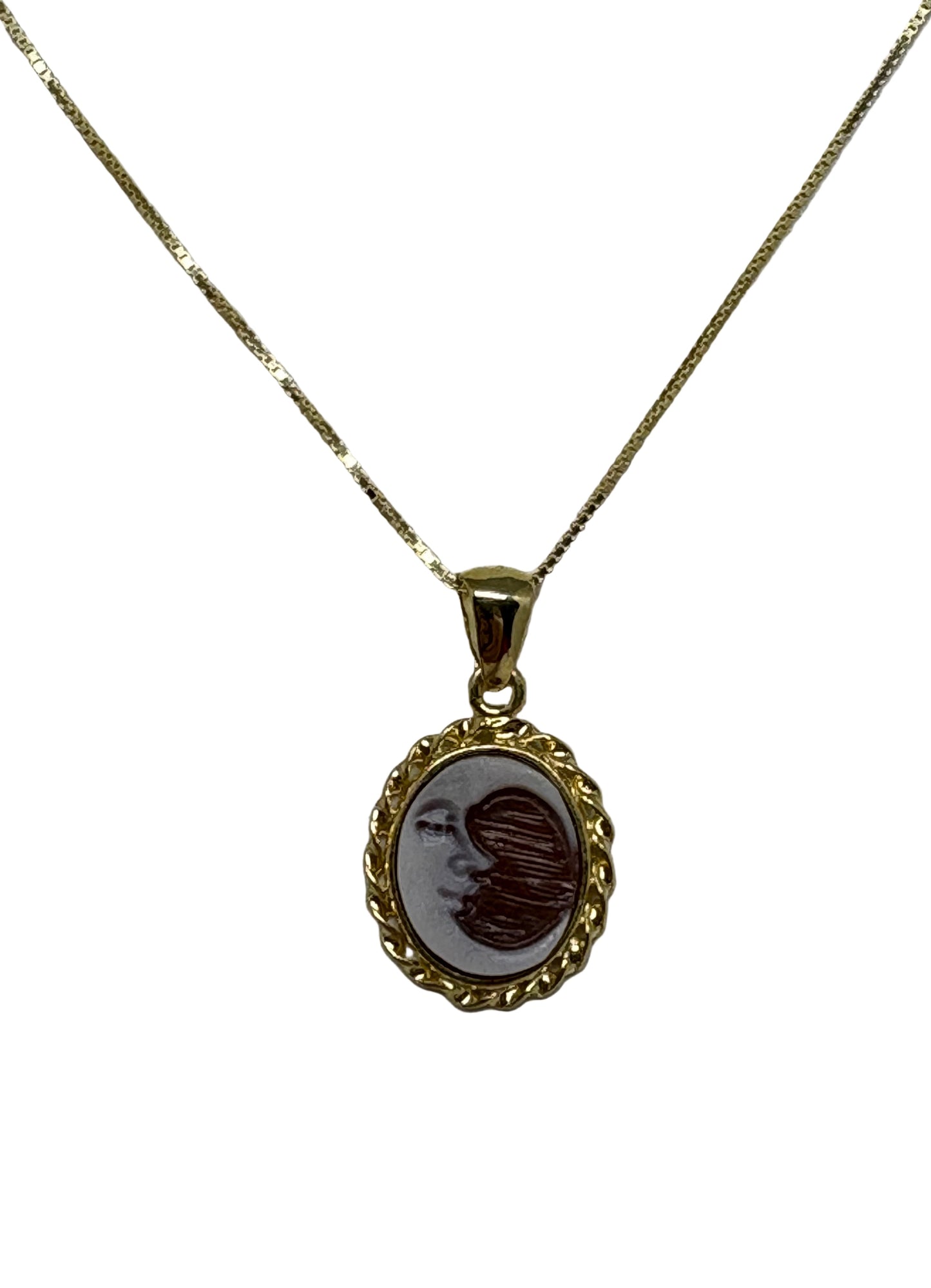 Collana in Cammeo incisione "Luna"