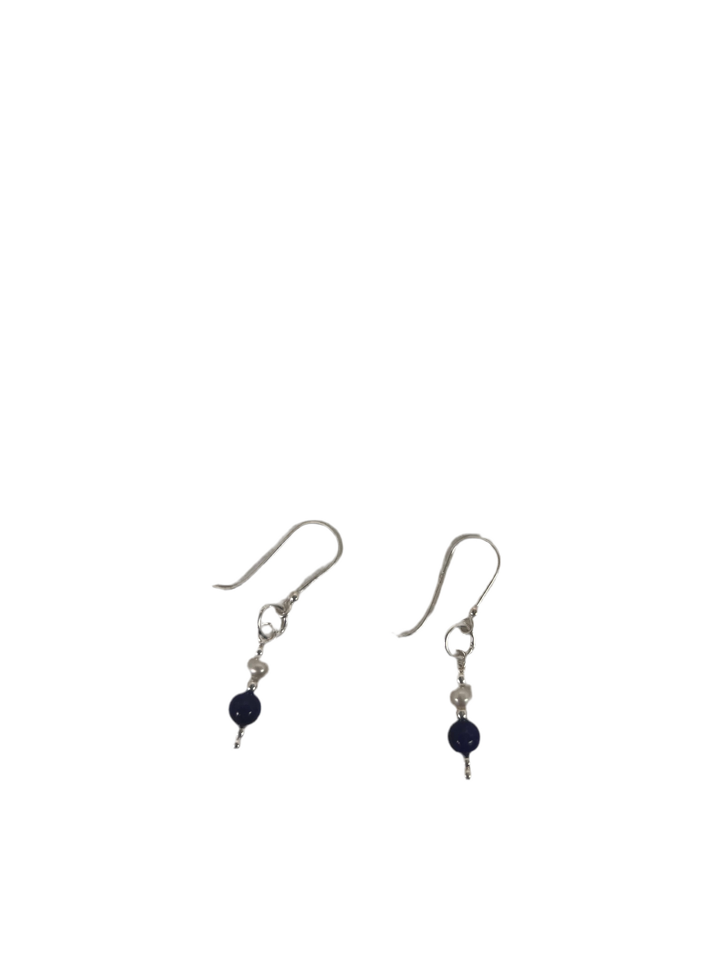 Fantasy Earrings in Silver and Colored Beads