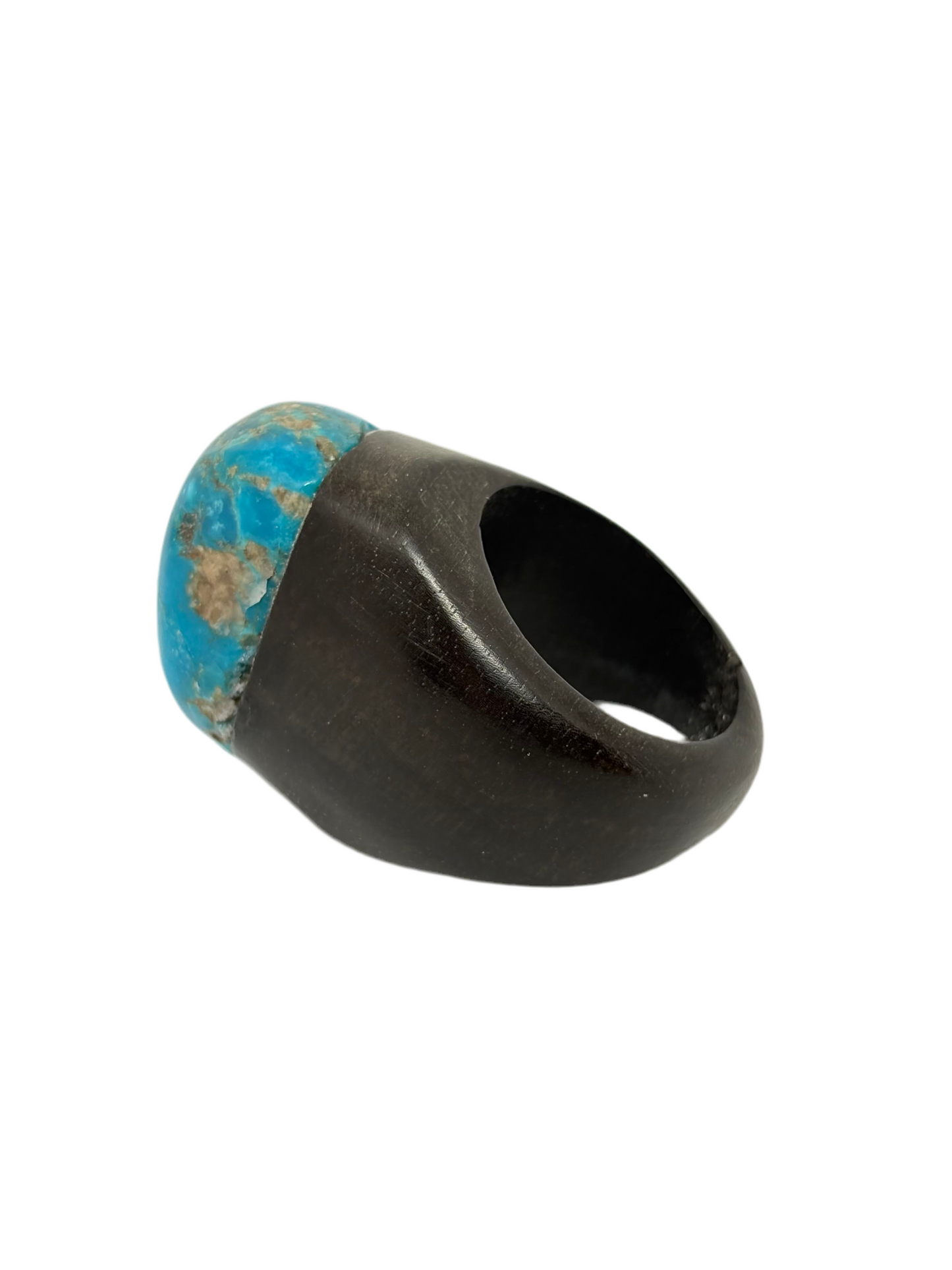 Anello in Ebano e Turchese