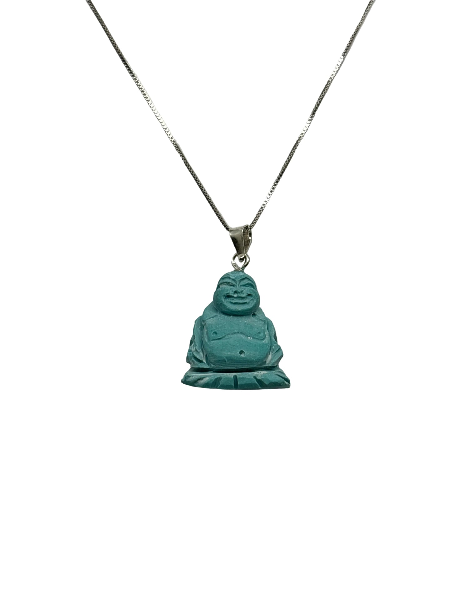 Pendente in pasta di Turchese "Buddha"
