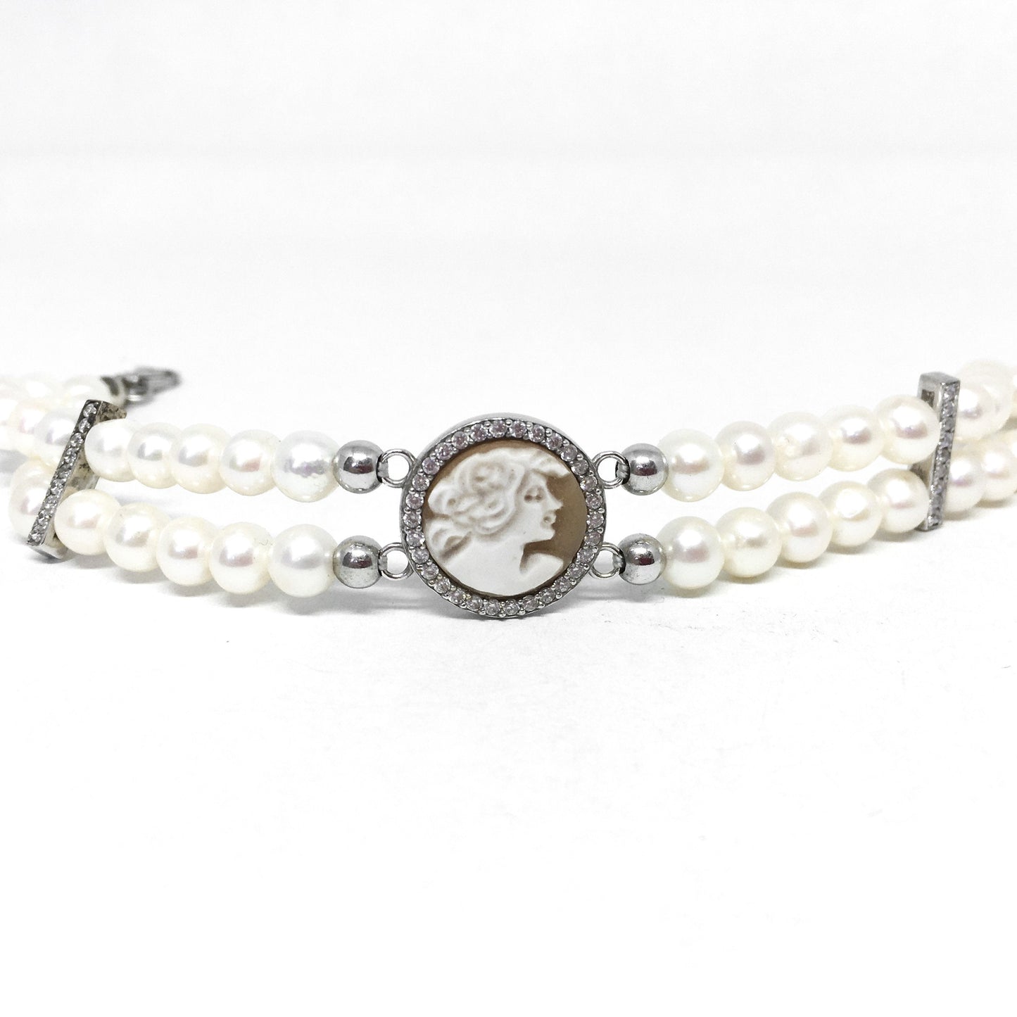 Bracciale Cameo Italiano Cammeo Volto Donna