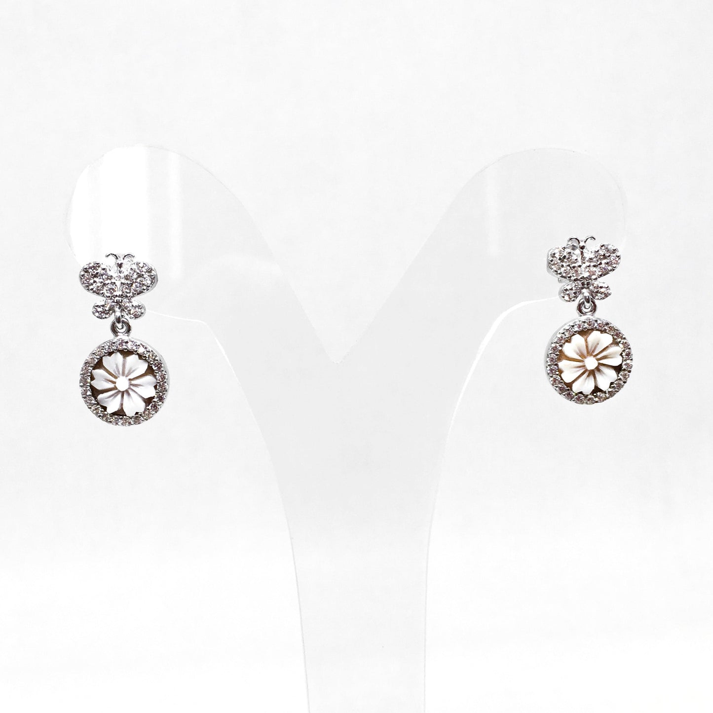 Orecchini-Cameo-Italiano-Cammeo-Fiore