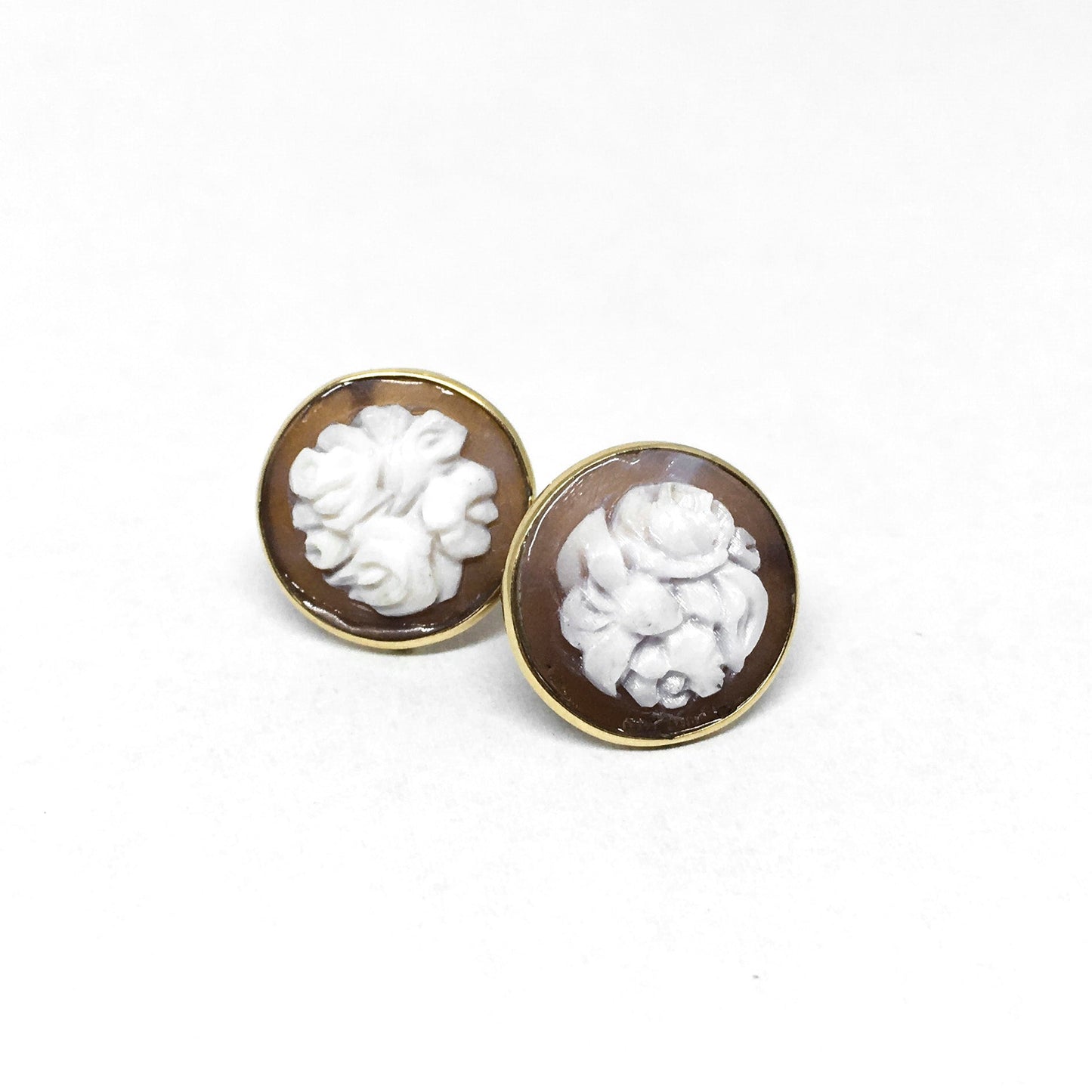 Orecchini-Cammeo-Artistico-Fiori