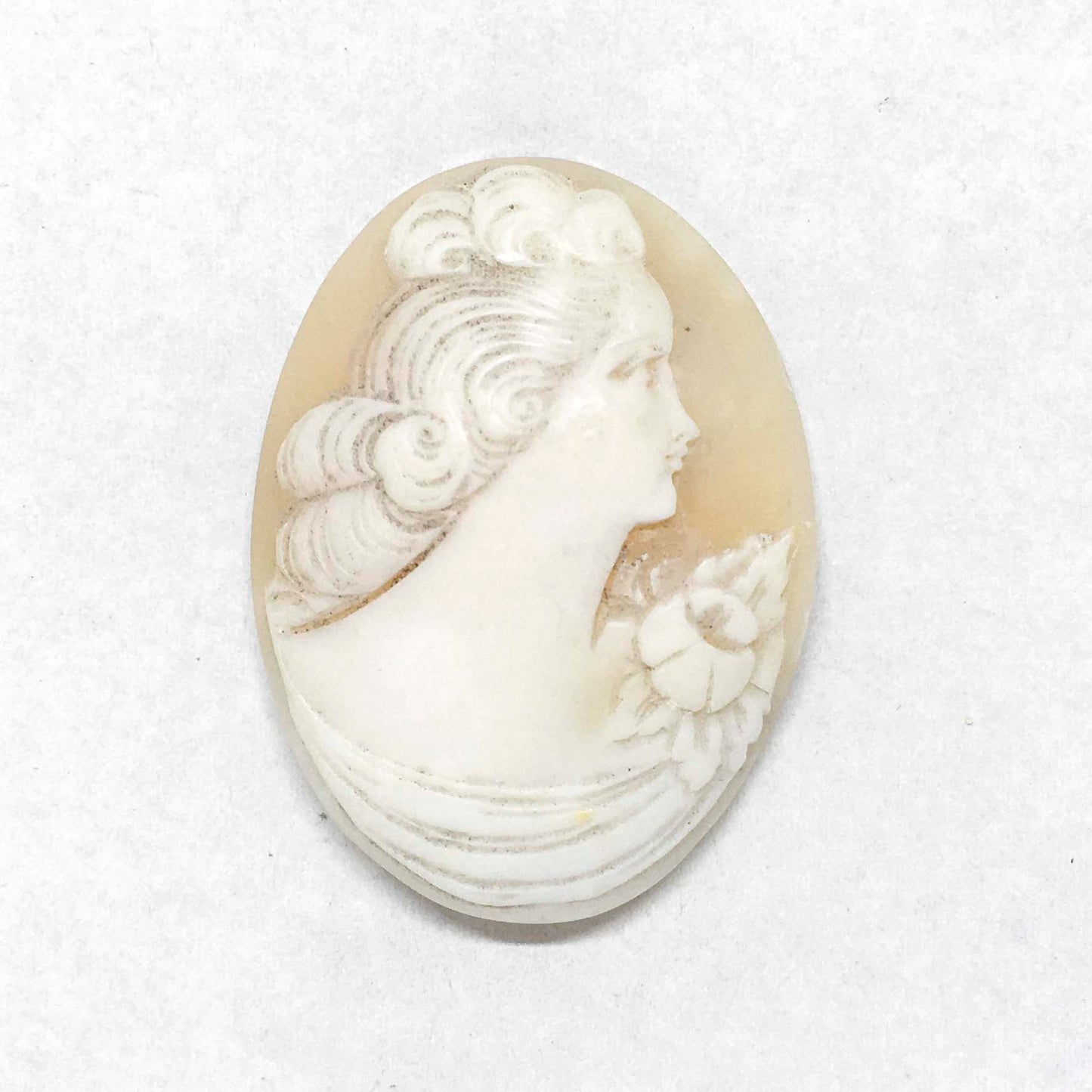 Cameo Nude Ancient Woman Profile