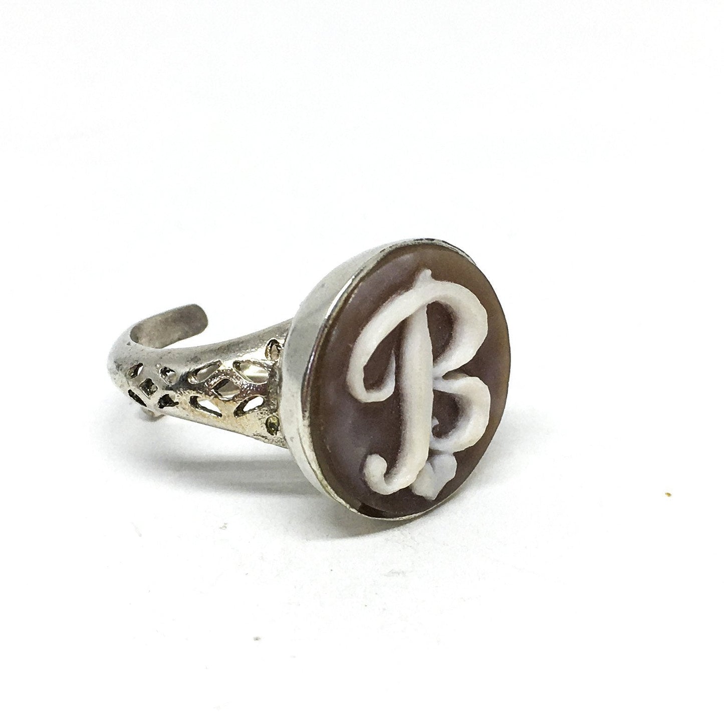 Anello Cameo Italiano Cammeo Collezione Iniziali