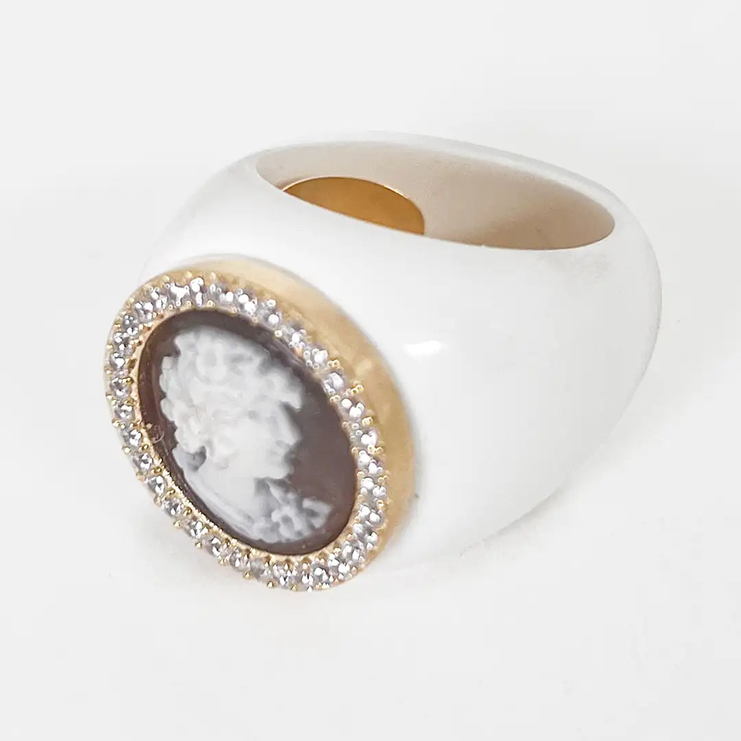 Anello Agata e Cammeo