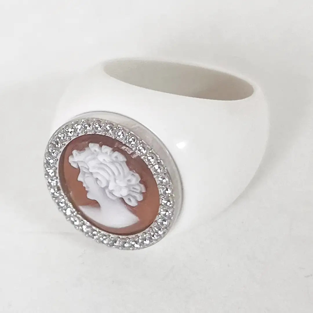 Anello Agata e Cammeo