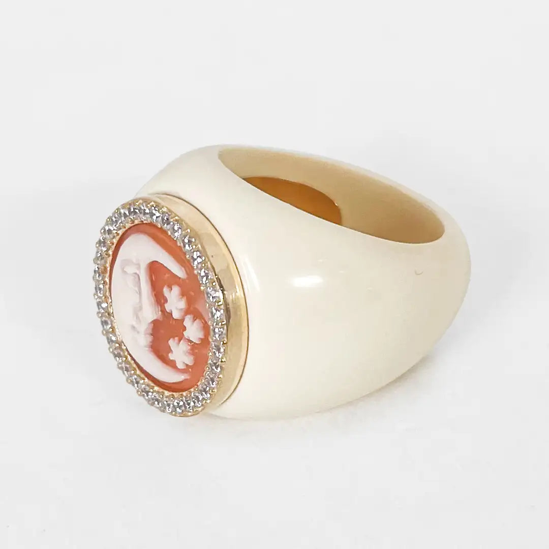 Anello Agata e Cammeo