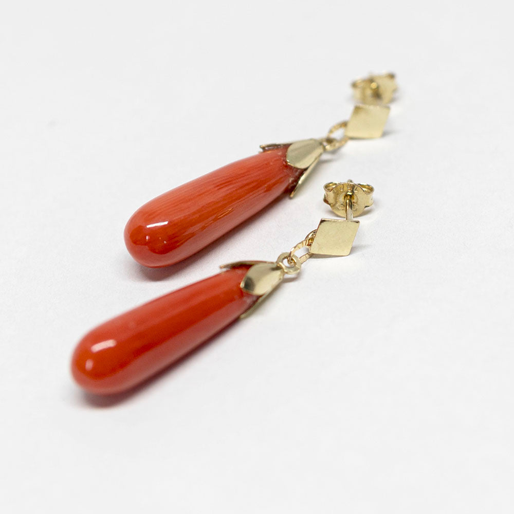 Orecchini-Corallo-in-Oro