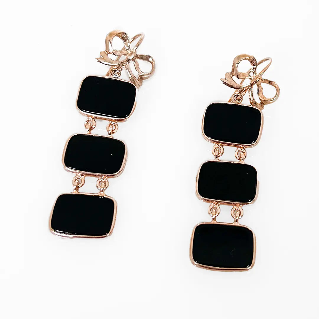 OrecchinI Fantasia in Argento e Agata