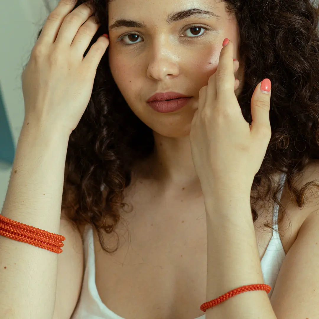 il-piccolo_museo_del_cammeo-Bracciale-Tessito-Corallo-Rosso